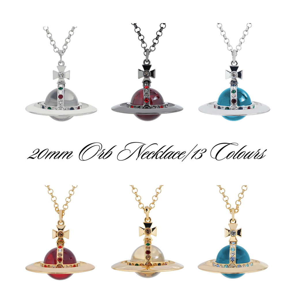 20MM Medium Orb Pendant Necklace *13 Colours*