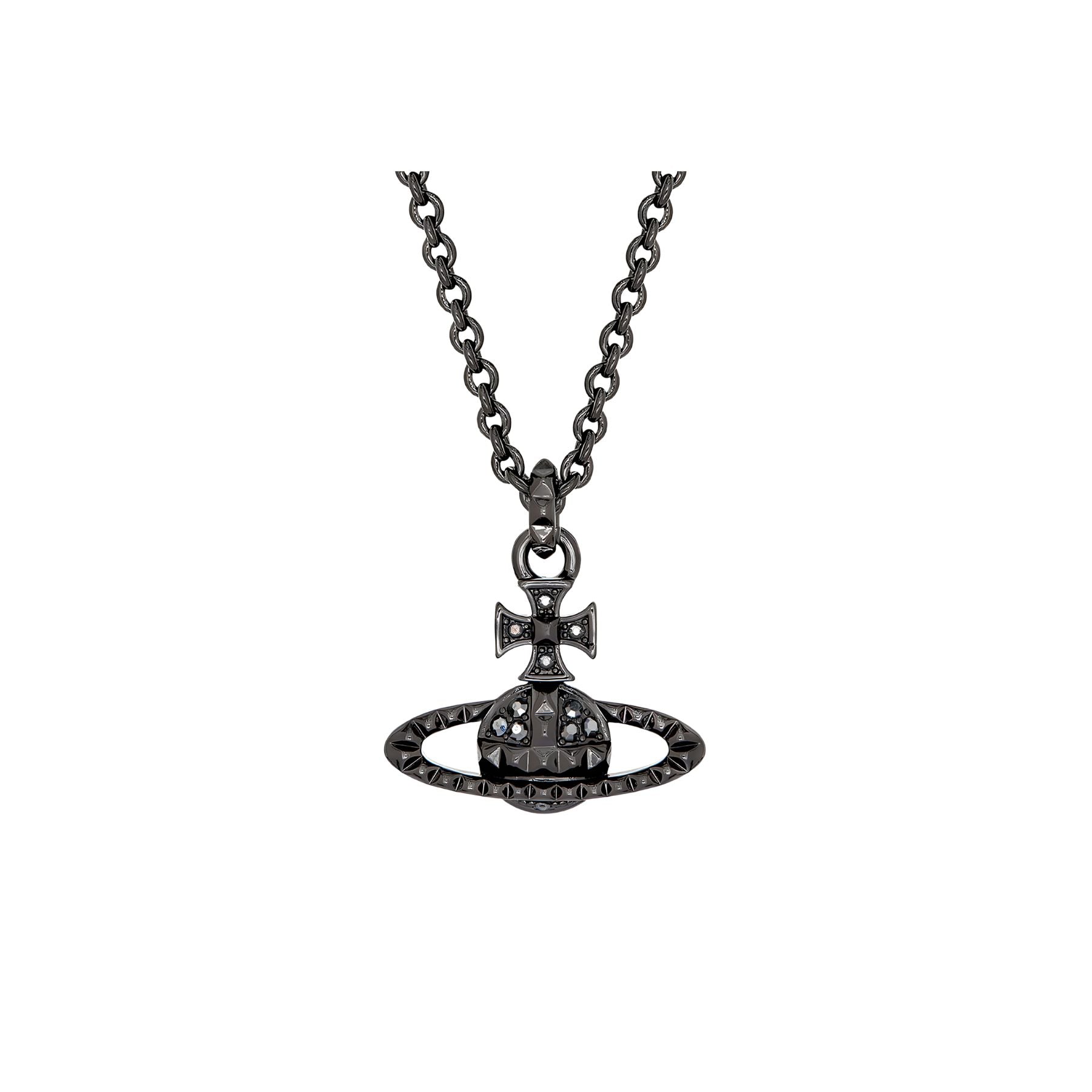 Sculpted Multigem 2D Orb Pendant Necklace *4 Colours*