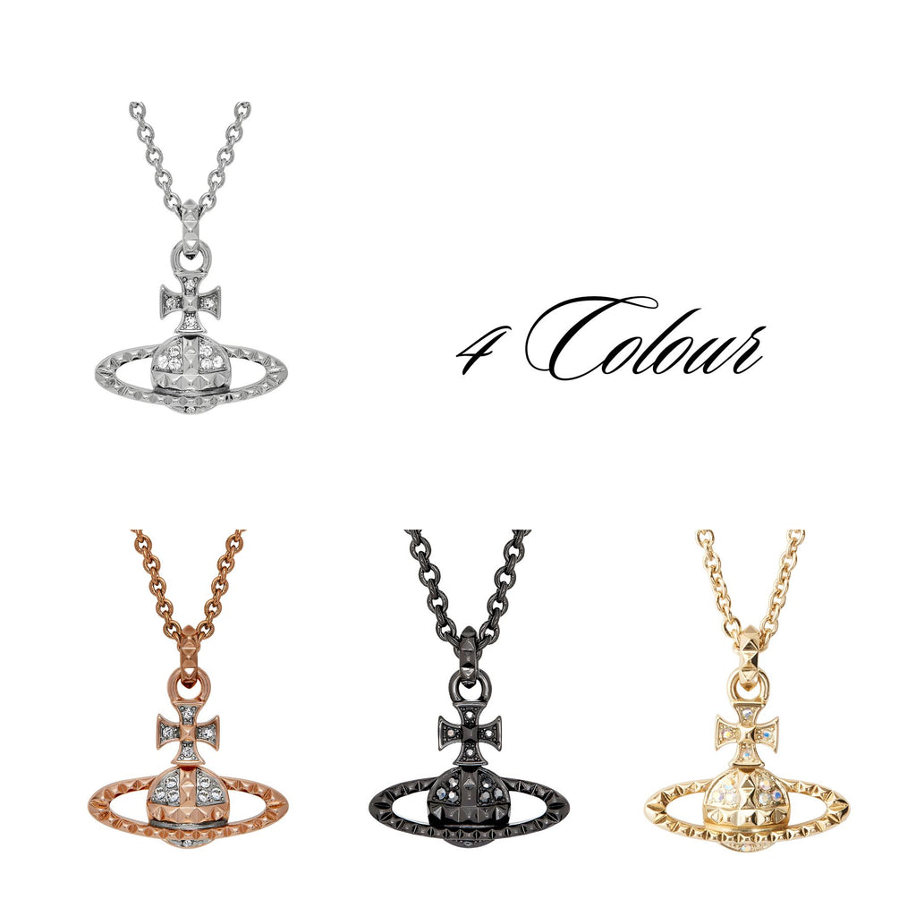 Sculpted Multigem 2D Orb Pendant Necklace *4 Colours*