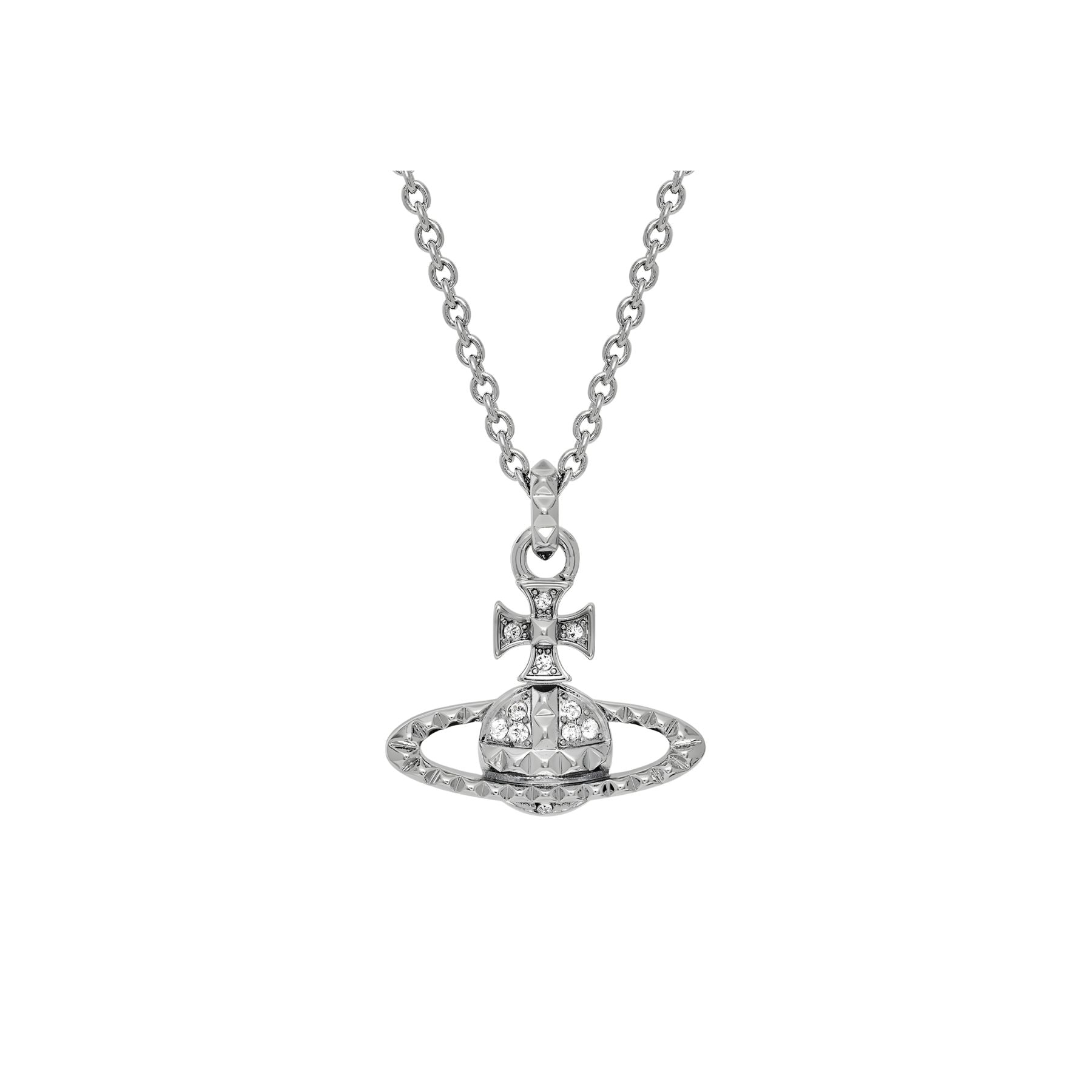 Sculpted Multigem 2D Orb Pendant Necklace *4 Colours*